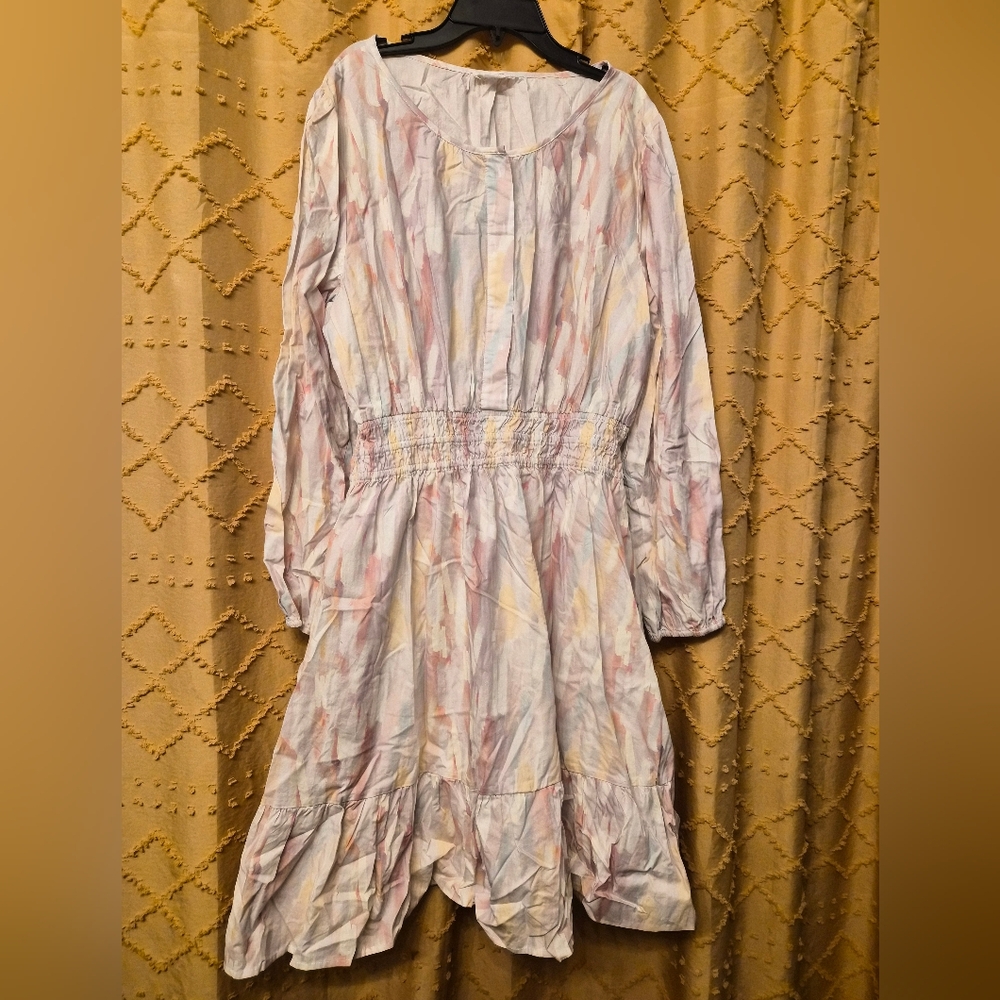 🙊 5/$30 Chic Pastel Long Sleeve Dress